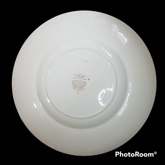 Vintage Wedgwood Wellesley Tintern pattern 11" dinner plate. - Picture 3 of 8